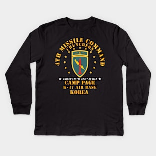 4th Missile Command - Camp Page - K-47 Air Base - Chuncheon, Korea X 300 Kids Long Sleeve T-Shirt